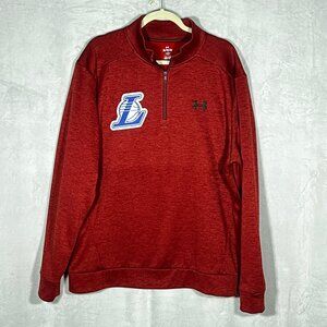 Under Armour- Red- Soft Fleece Pullover- XL